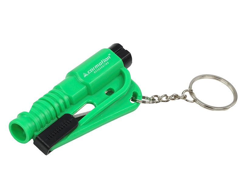 Kulcstartó biztonsági kalapáccsal és övkéssel – kép 2