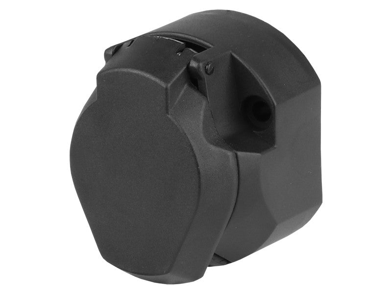 13 PIN es csatlakozóaljzat pótkocsihoz műanyag – kép 2