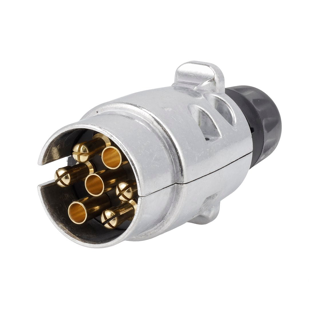 7 PIN-es csatlakozódugó utánfutóhoz, alumínium