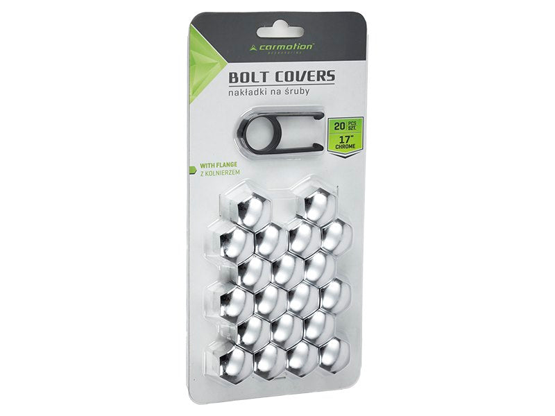 17 mm es csavaros fedelek króm 20 db – kép 2