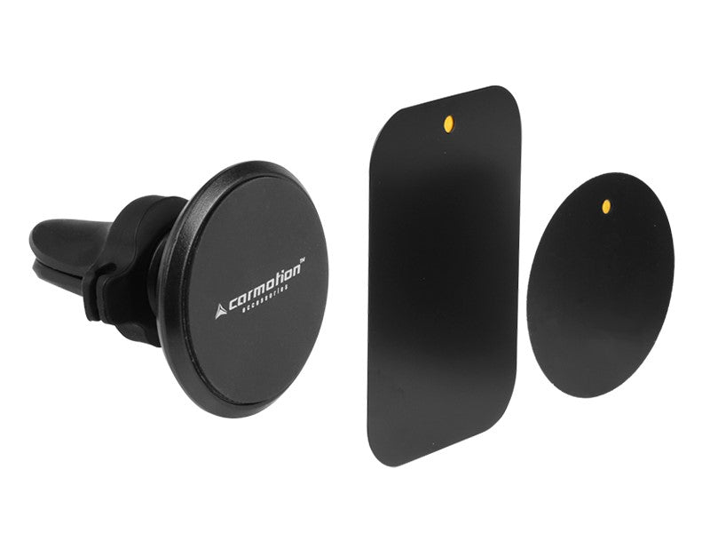 Mágneses tartó az autós levegőhöz kábelfogókkal ment