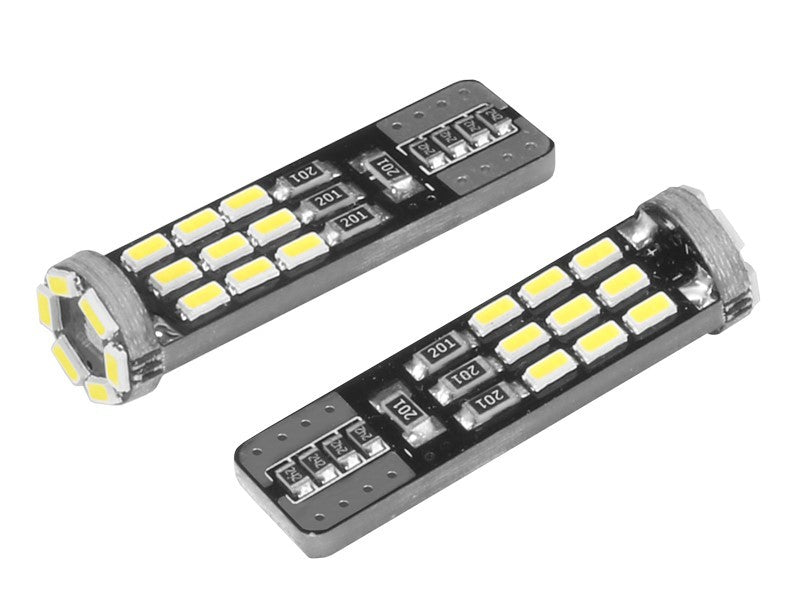 Izzó VISION W5W T10 12V 24x 3014 SMD LED CANBUS fehér 2 db – kép 2