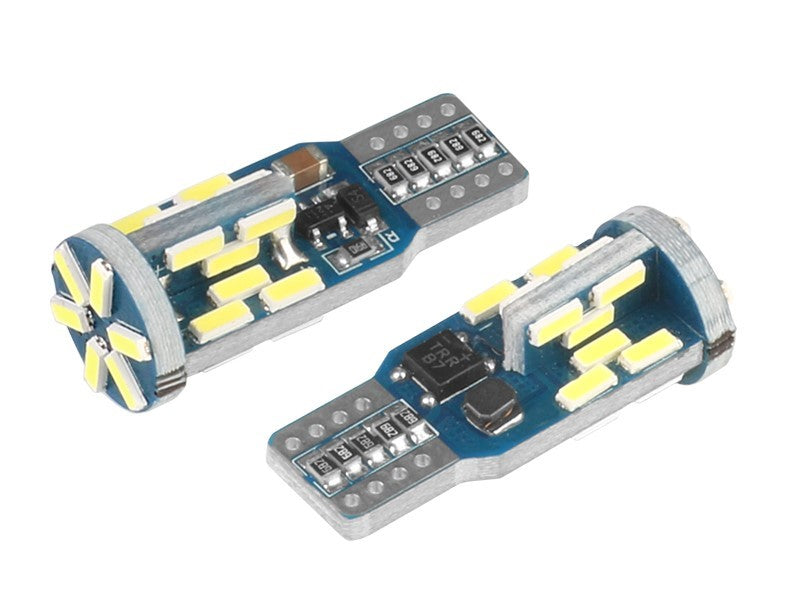 Izzó VISION W5W T10 1224V 30x 4014 SMD LED CANBUS fehér 2 db – kép 2