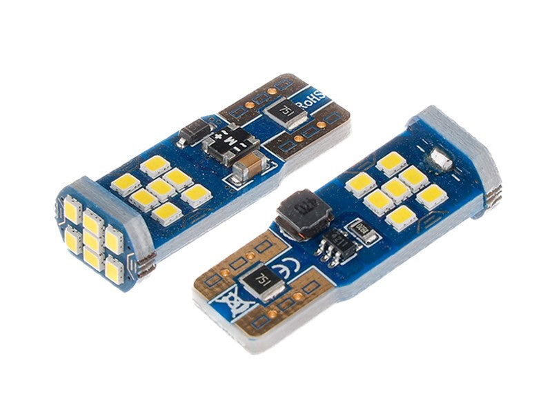 Izzó VISION W5W T10 1224V 21x 2016 SMD LED nem poláris CANBUS fehér 2 db – kép 2