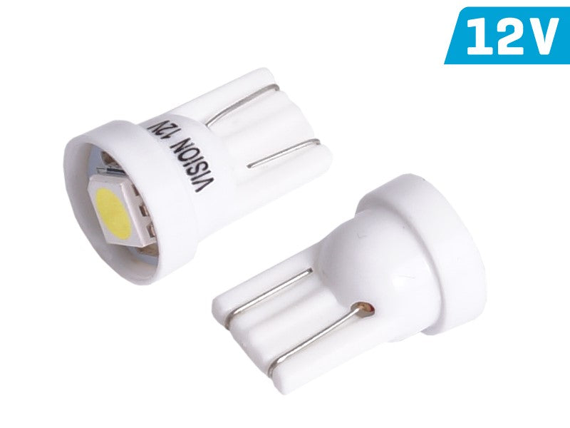 Izzó VISION W5W (T10) 12V, 1x 5050 SMD LED, fehér, 1 db