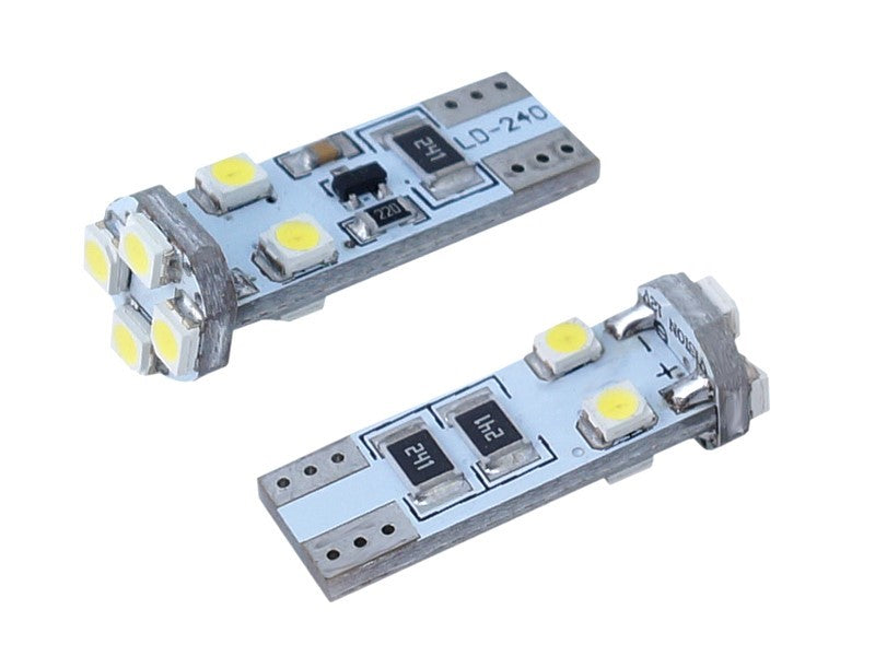 Izzó VISION W5W T10 12V 8x 3528 SMD LED CANBUS fehér 1 db – kép 2