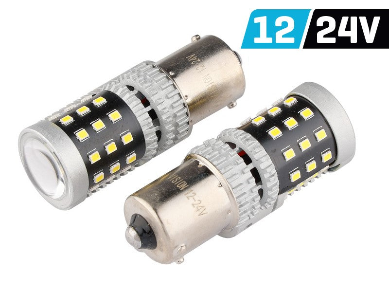 izzó VISION R5W / R10W BA15s 12/24V 39x 2016 SMD LED, nem poláris, CANBUS, fehér, 2 db
