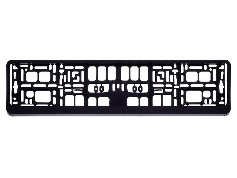 Rendszámtábla keret fekete rugalmas PP PS – kép 2