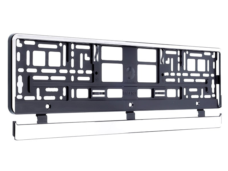 Rendszámtábla keret krómozott szegéllyel