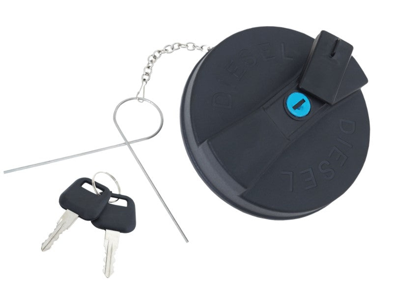 Műanyag tanksapka "DIESEL" diam. 80 kulccsal