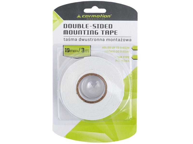 Kétoldalas habszalag 1mm x 19 mm x 3m fehér 1 db – kép 2