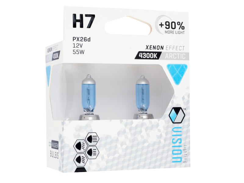 Izzók VISION sarkvidéki fehér H7 12V 55W PX26d U E4 90% 2 db – kép 2