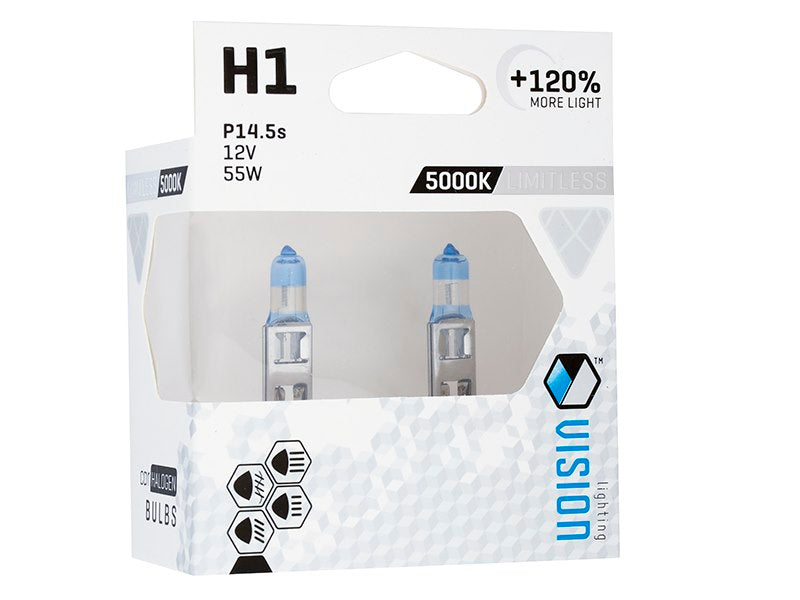 Izzók VISION limitless fehér H1 12V 55W P145s U E4 120% 2 db – kép 2