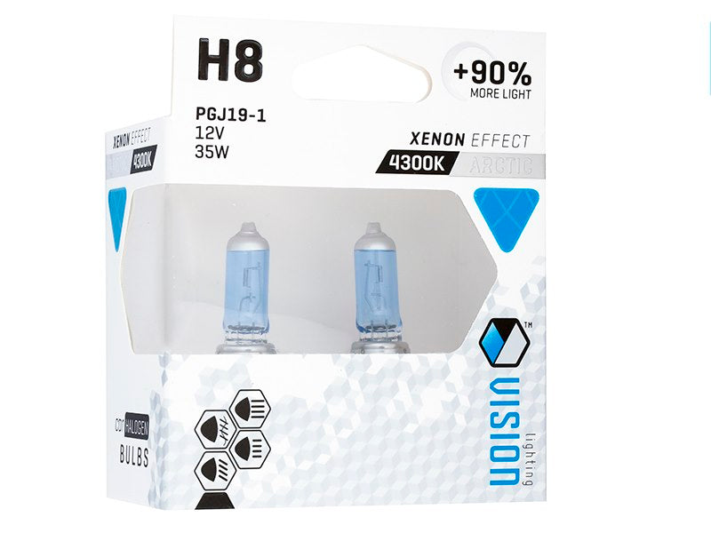 Izzók VISION sarkvidéki fehér H8 12V 35W PGJ19 1 U E4 90% 2 db – kép 2