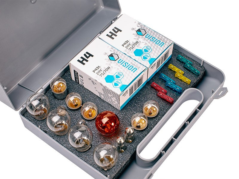 VISION 2x H4 24V 7570W 22 elemű izzó pótlólagos készlet 2x H4 24V 7570W 22 elem – kép 2