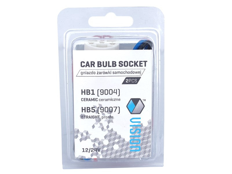 Izzó foglalat HB1HB5 90049007 egyenes kerámia 15cm kábel 2db – kép 2