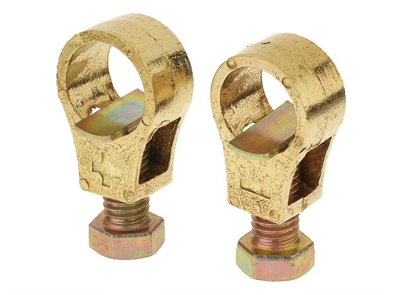 Sárgaréz akkumulátor csatlakozók 1224V – kép 2