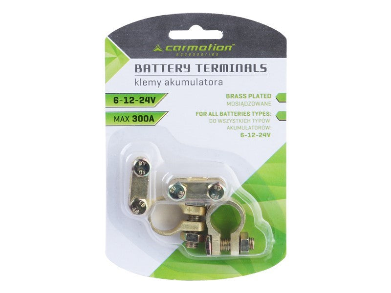 Sárgarézzel bevont akkumulátor bilincsek STANDARD – kép 2