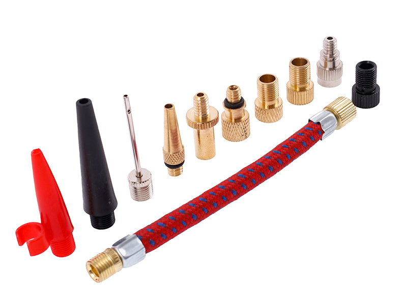 11 darabos felfújó adapter készlet