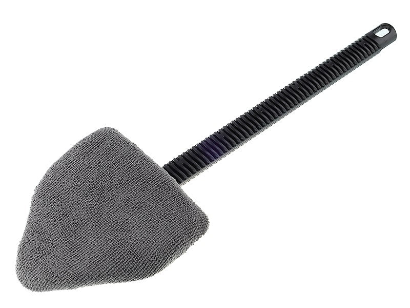 Mikroszálas ablaktisztító, háromszög alakú, 38 cm-es nyéllel