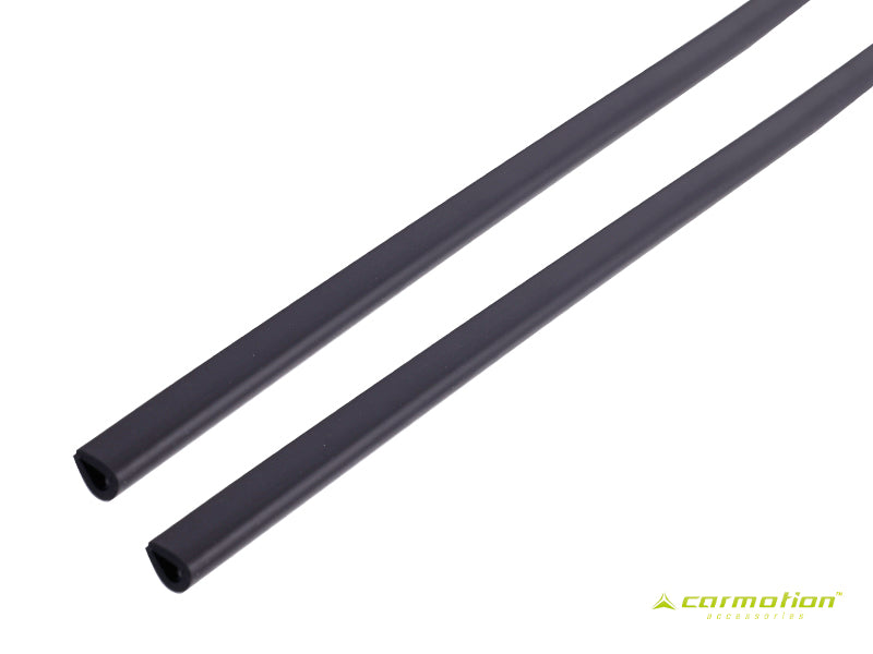 Ajtószegélyek 65 cm fekete matt 2 db – kép 2