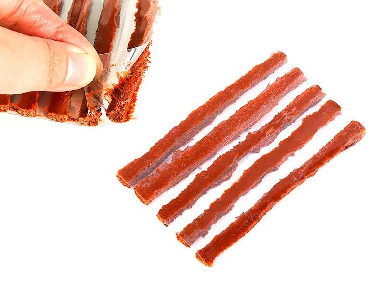 Javítóbetétek cső nélküli gumiabroncsokhoz, 5 db (vulkanizáló zsinórok)