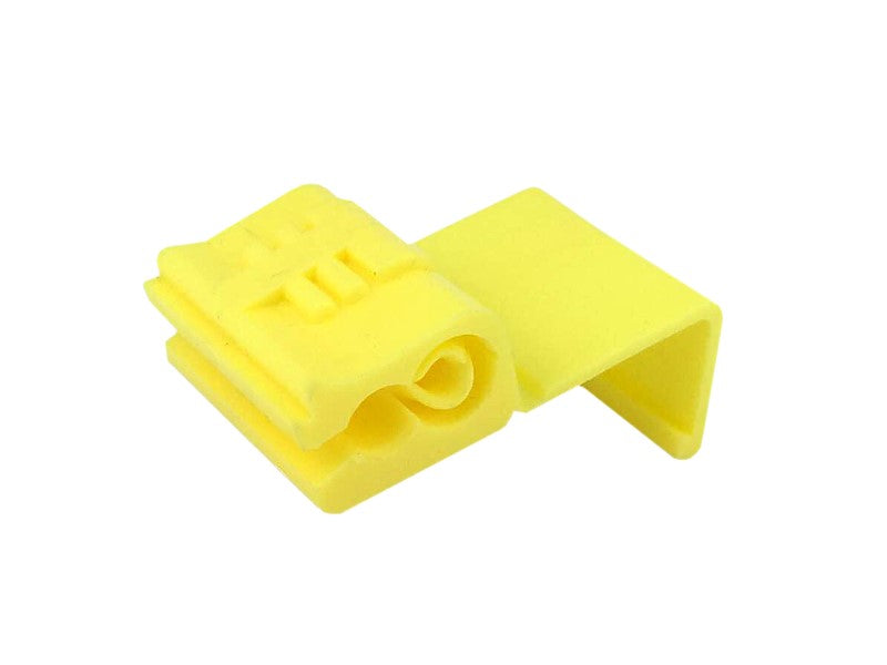 Elektromos gyorscsatlakozók sárga 4 6 mm2 12 10 AWG 24A max 4 db – kép 2