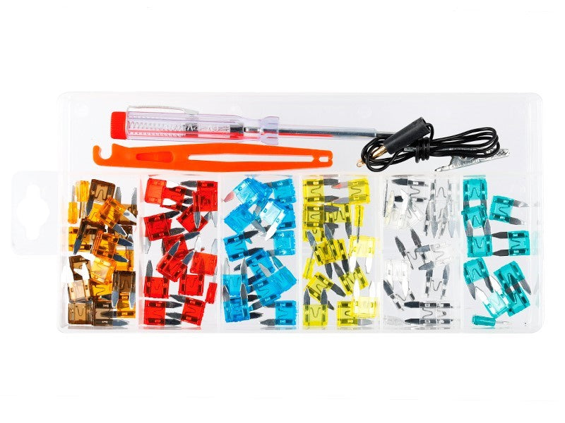 MINI biztosítékok feszültségmérő markoló 92 db – kép 2