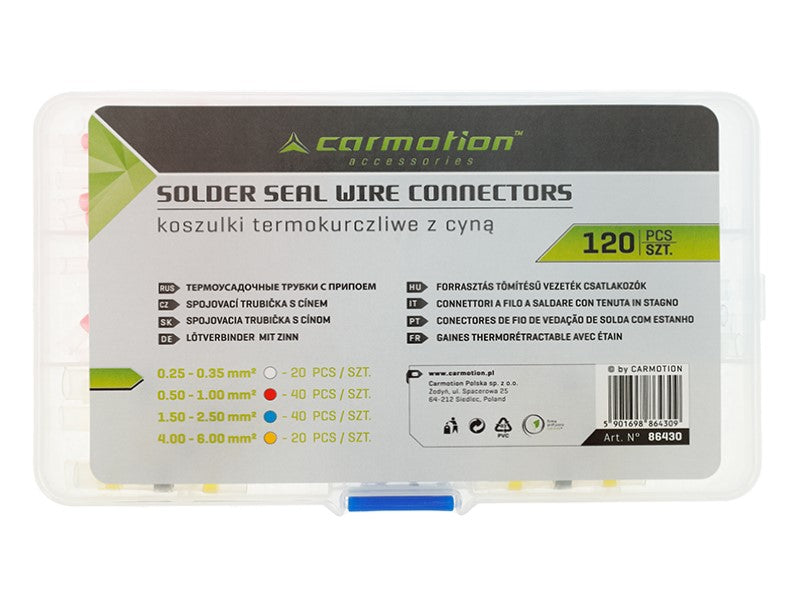 Zsugorcső ónnal 4 méret 120 db – kép 2