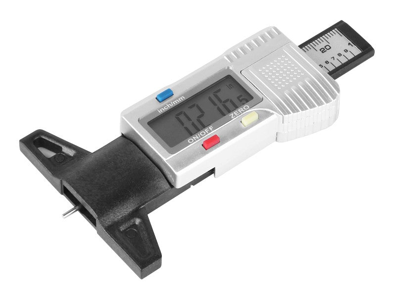 Gumiabroncs futófelület mérő, digitális