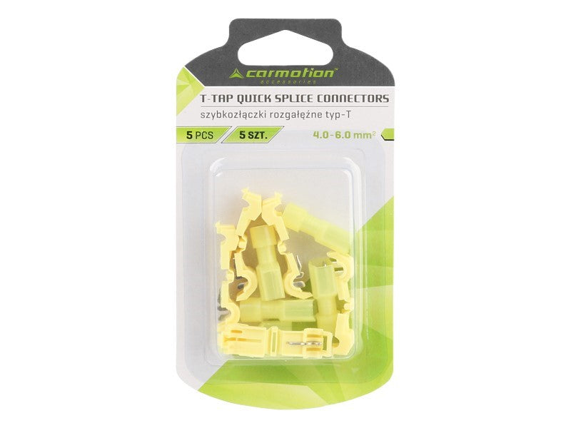 T típusú gyorscsatlakozók sárga 40 60 mm2 12 10 AWG 15A max 5 db – kép 2