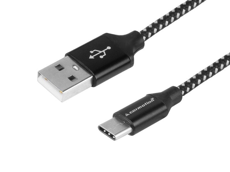 Töltő- és szinkronizáló kábel, 300 cm, fonott mikroszálas, USB> USB-C