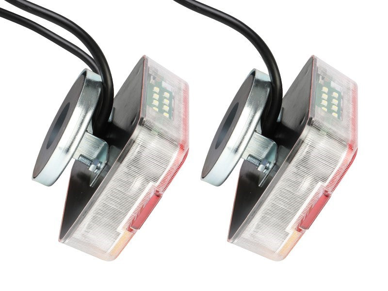 LED es hátsó mágneses lámpák készlete 75 m kábel 7 PIN dugó – kép 2