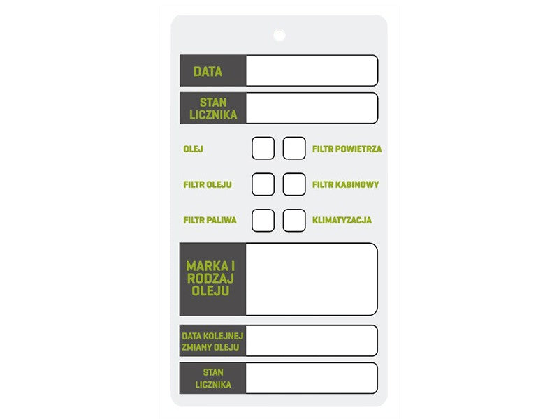 Szervizcímkék olajcsere 70 db – kép 2