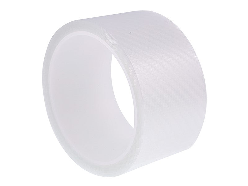 Védő/dekorációs szalag 50 mm x 3 m, CARBON szerkezetű, színtelen
