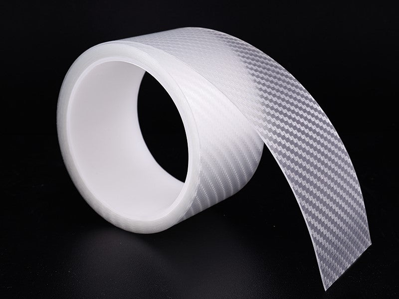 Védődekorációs szalag 50 mm x 3 m CARBON szerkezetű színtelen – kép 2