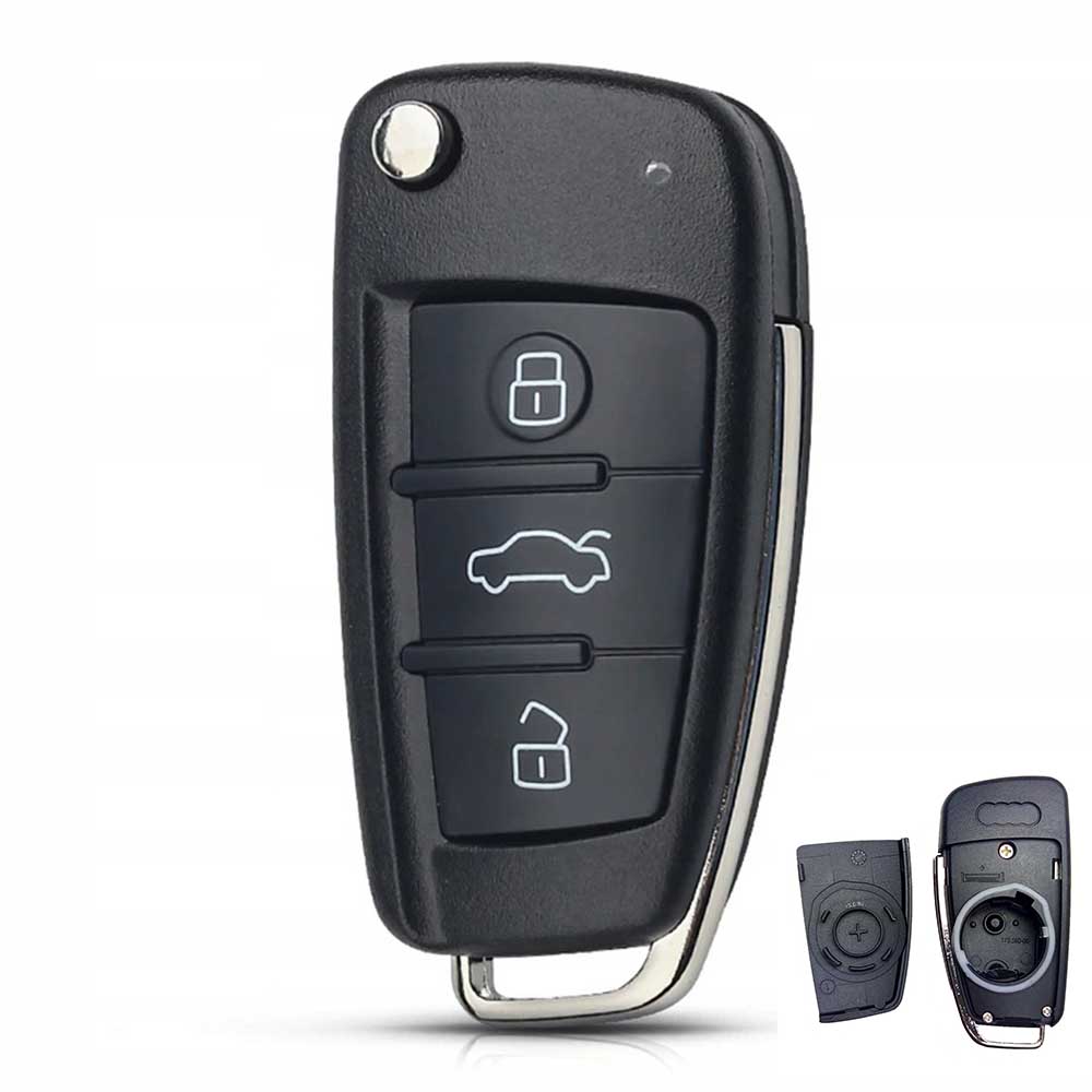 Audi 3 gombos kulcs belső elemes
