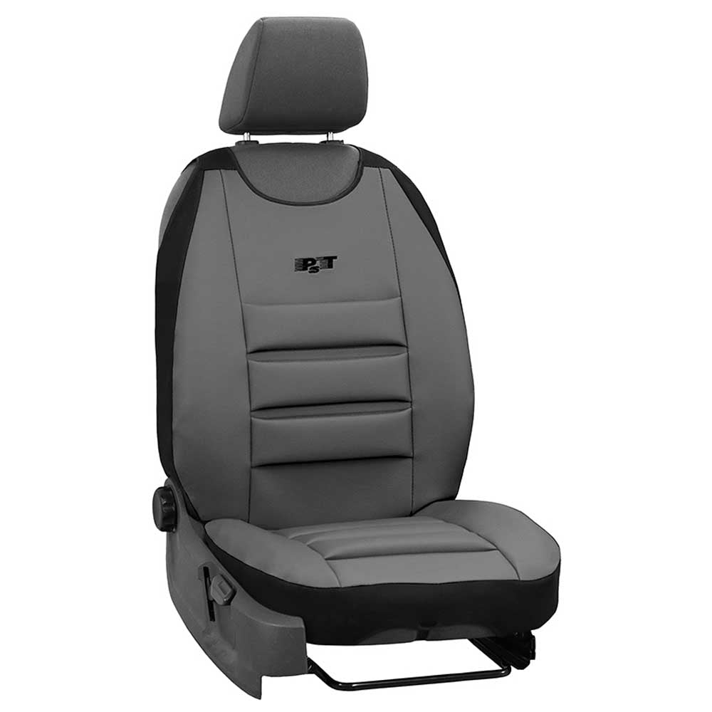 Protect Ergonomic univerzális üléshuzat vezetői üléshez, szürke színben, ökológiai bőrből