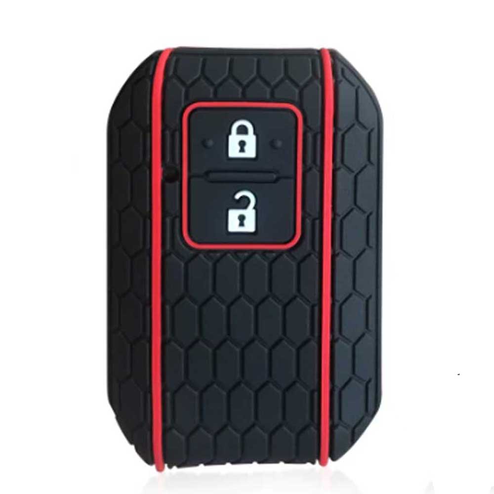 Suzuki 2 gombos szilikon tok - Fekete