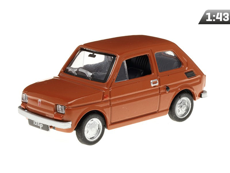 1:43-as modell, FIAT 126P PRL, barna, barna