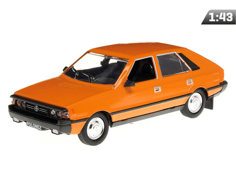 1:43-as modell, FSO POLONEZ PRL, narancs színű