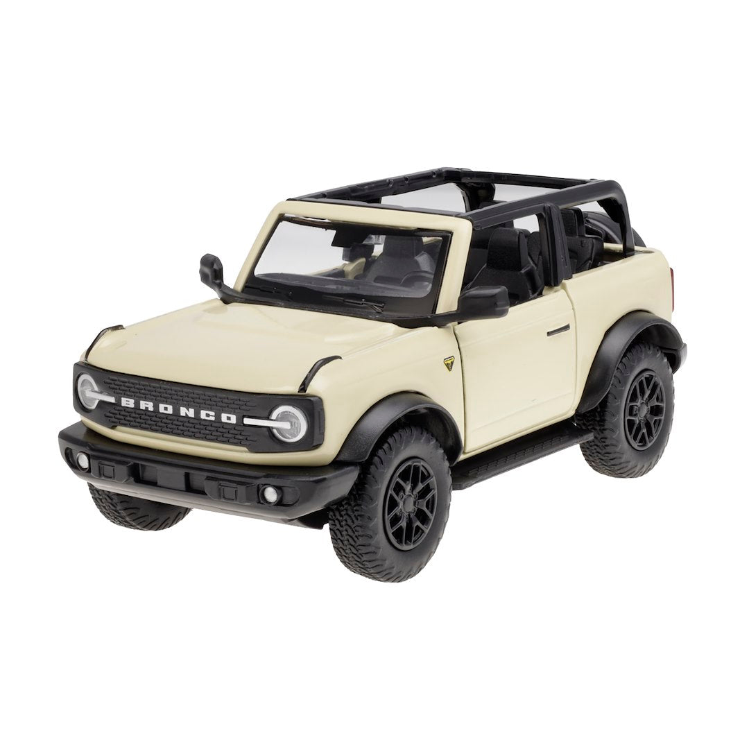Modell 1:36 RMZ Ford Bronco Badlands 2023 Open Top krémszínű – kép 2