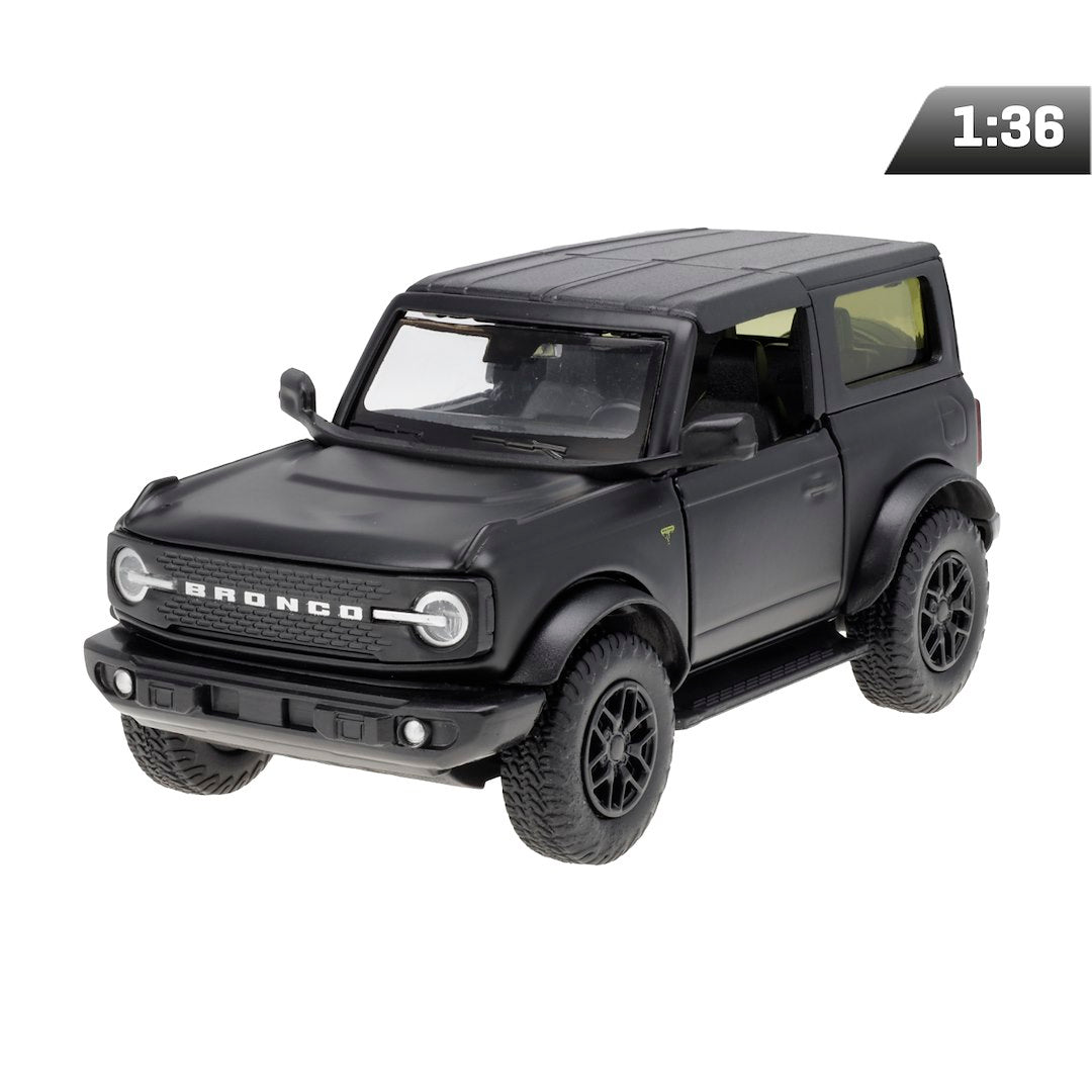 1:36 RMZ Ford Bronco Badlands 2023, matt fekete modell