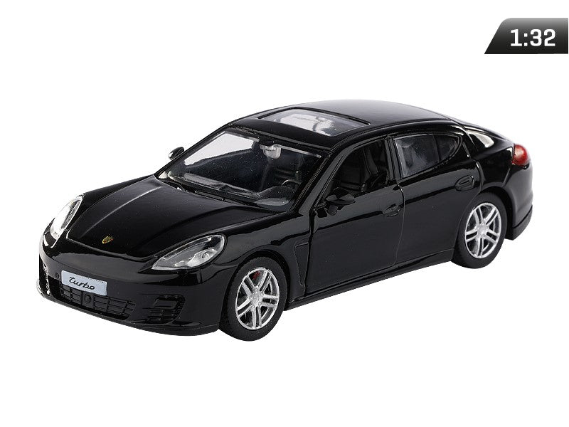 1:43-as modell, RMZ Porsche Panamera Turbo, fekete, RMZ Porsche Panamera Turbo, fekete