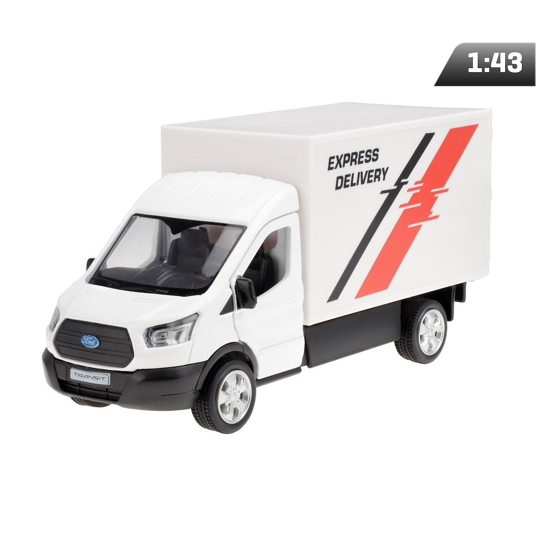 1:43 RMZ modell Ford Transit Chassis Cab 2018, fehér