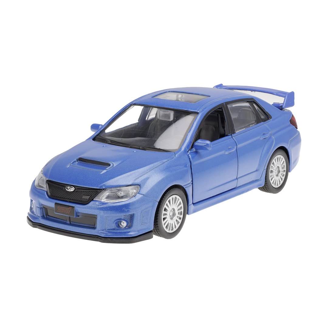 1:36 RMZ Subaru WRX STI 2010 kék modell – kép 2