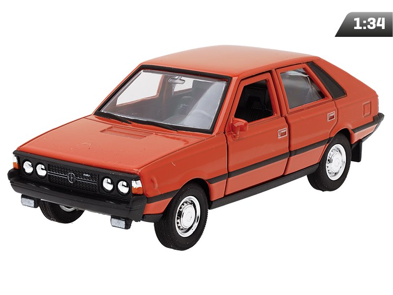 1:34-es modell, FSO Polonez 1500 MR`78, narancssárga színben.