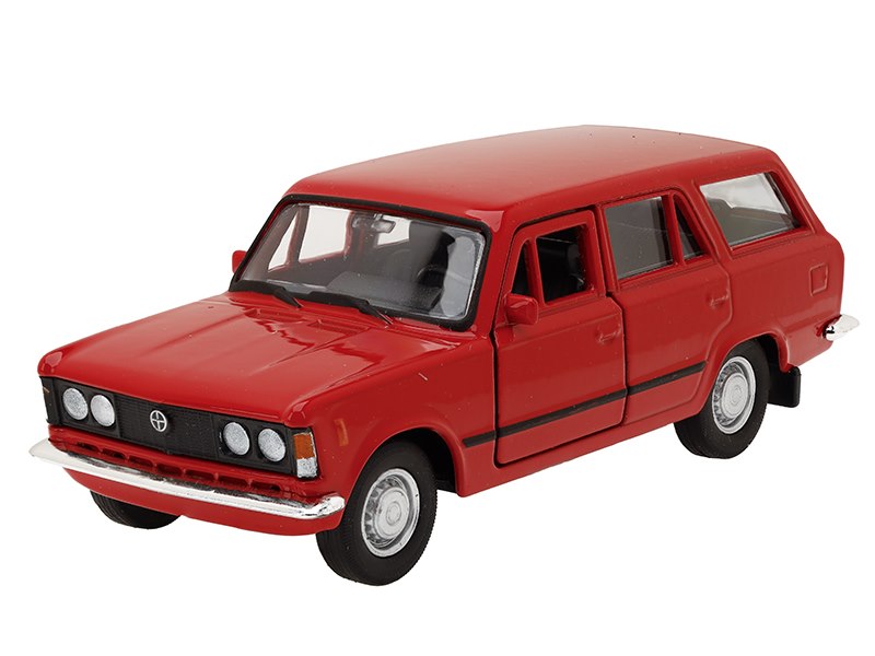 1:34 es modell Fiat 125P Kombi piros – kép 2