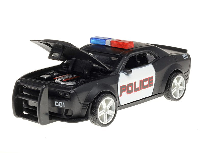 Modell Dodge Challenger Police fekete A02400PCZ – kép 2