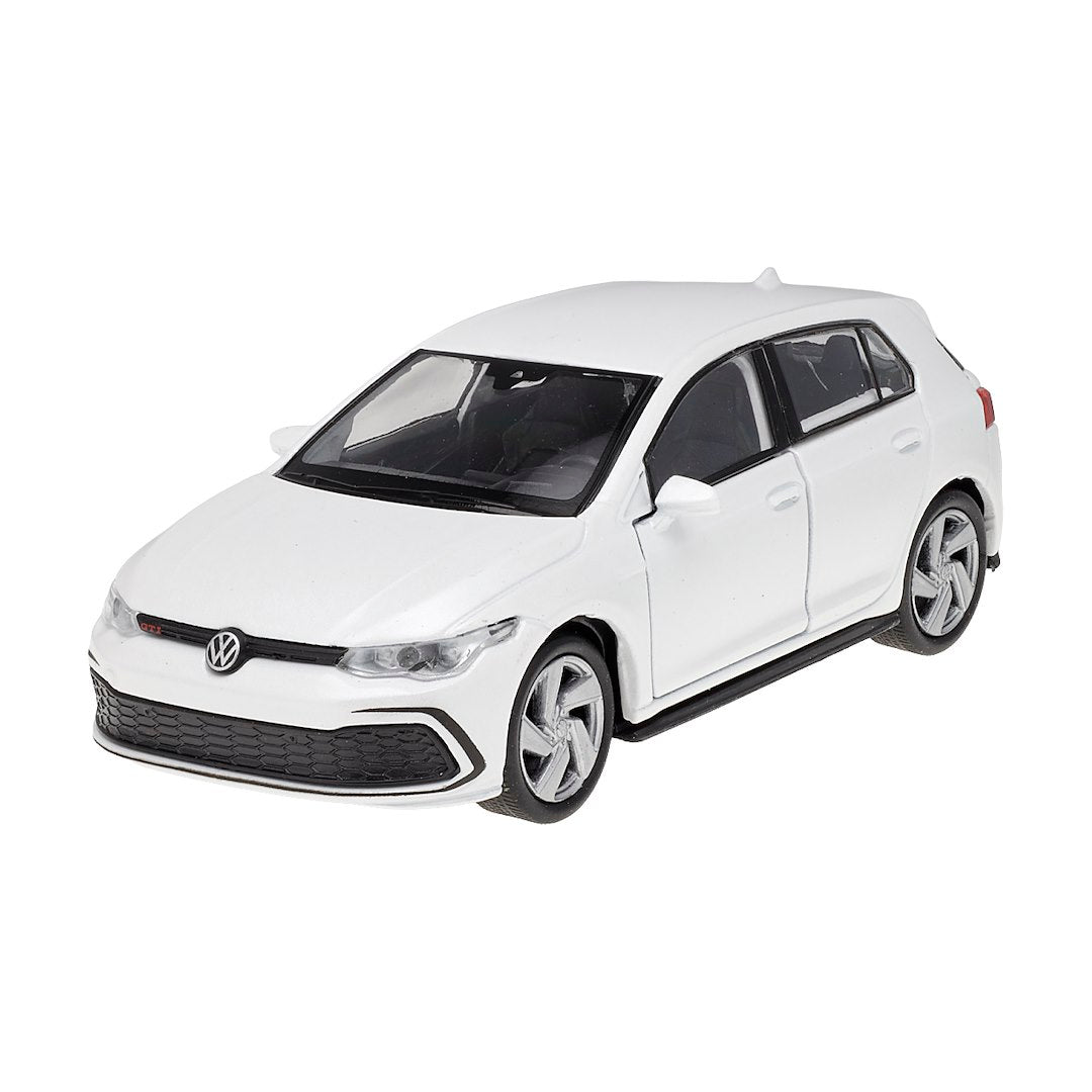 1:34 es modell VW Golf 8 GTI fehér – kép 2